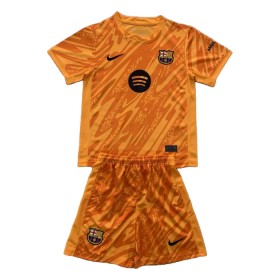 FC Barcelona Doelman Kind Shirt 2024-25 Oranje